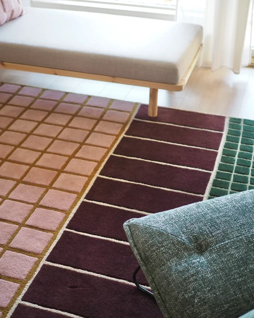 Baden wool rug pink - Image 5