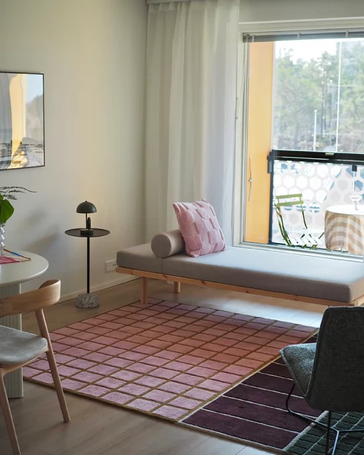 Baden wool rug pink - Image 6