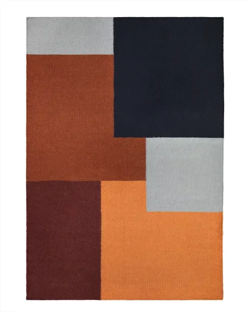Preloved Kortteli wool rug rust 200x300
