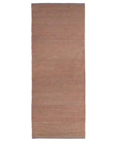 Aurora kierrätyspuuvilla räsymatto harmaa-ruskea