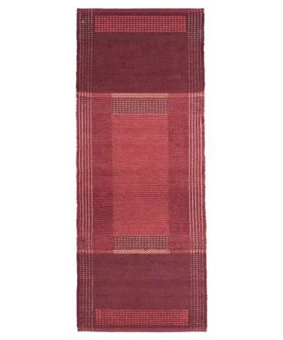 Kareena kierrätyspuuvilla räsymatto luumu