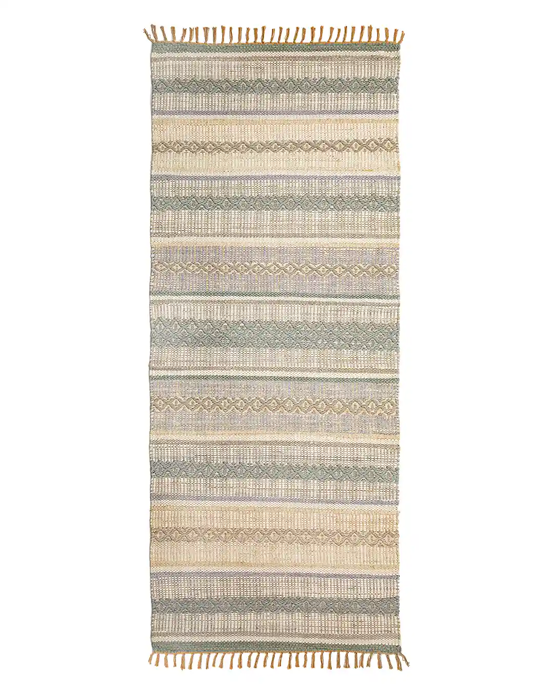 Olivia kierrätyspuuvilla räsymatto harmaa