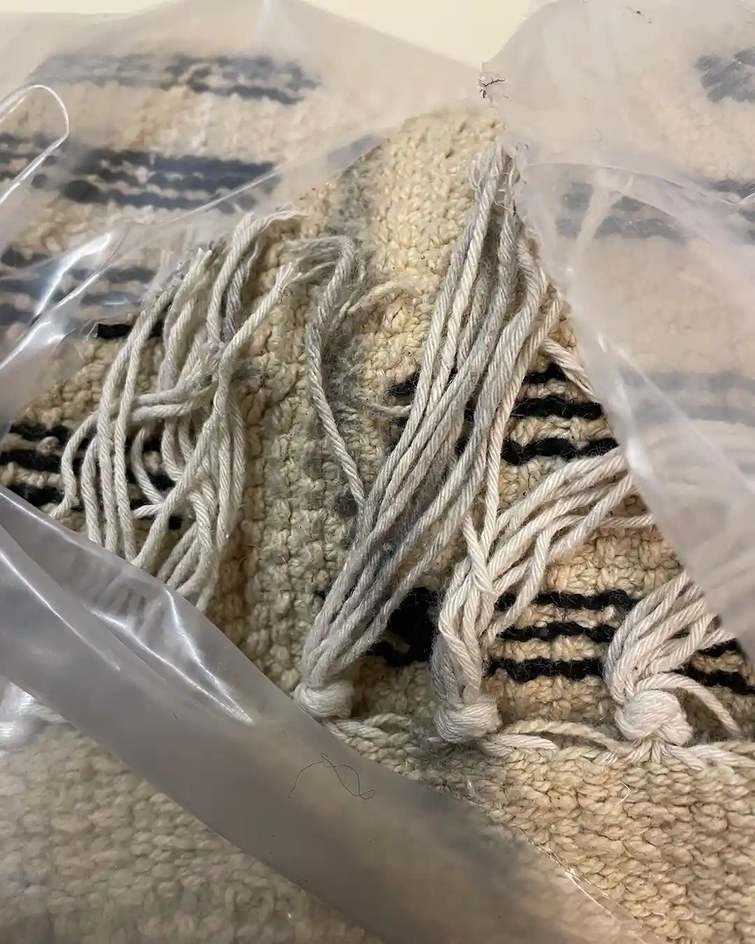 Preloved Dyyni kierrätyspuuvillamatto 200x300 - Image 3