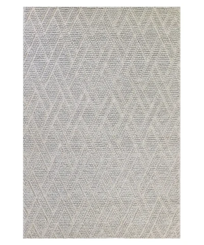 Everest wool rug grey