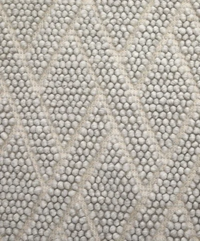 Alternative view of Everest wool rug grey