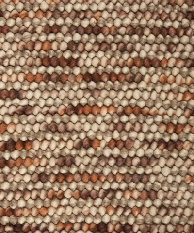 Alternative view of Nirvana wool rug copper-beige
