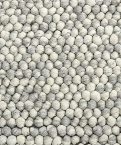 Alternative view of Nirvana wool rug grey