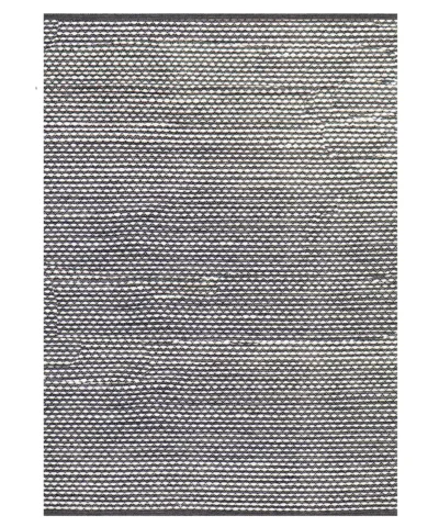 Vanamo kierrätyspuuvillamatto musta-harmaa