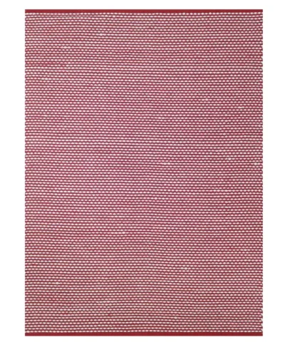 Vanamo recycled cotton rug red