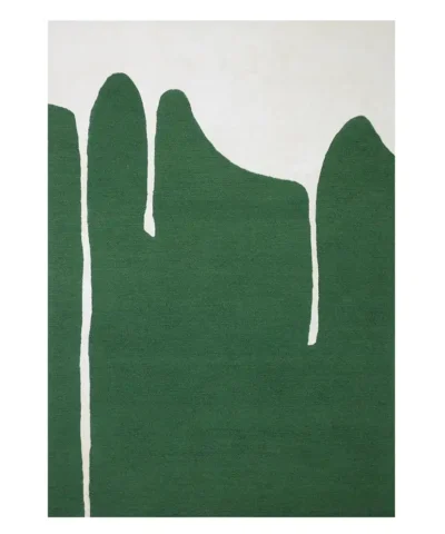 Sula wool-tencel rug sample