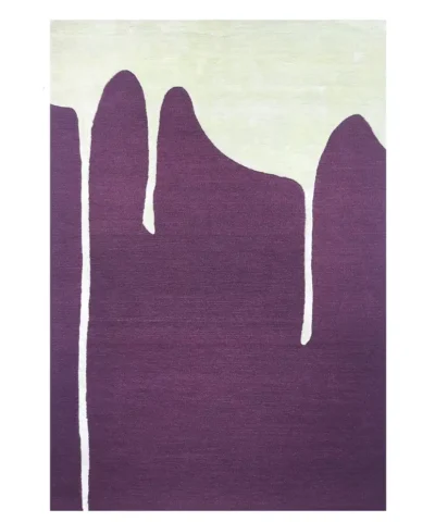 Sula wool-tencel rug sample