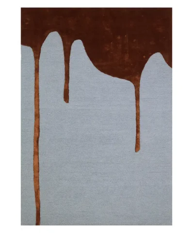 Sula wool-tencel rug sample