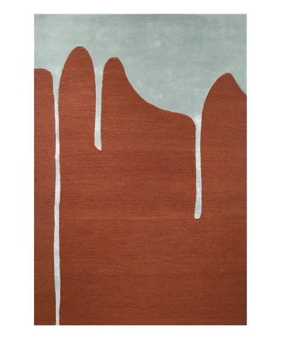 Sula wool-tencel rug sample